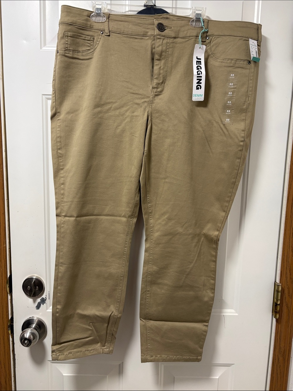 Maurices Tan Stretch Jeggings
